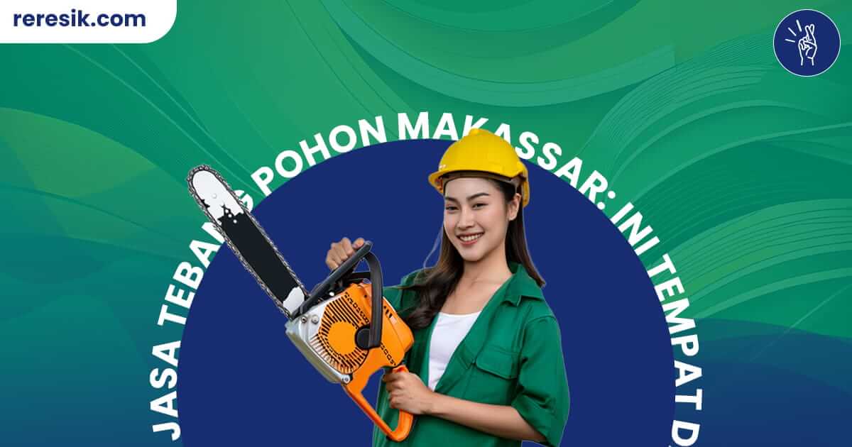 Jasa tebang pohon di Makassar